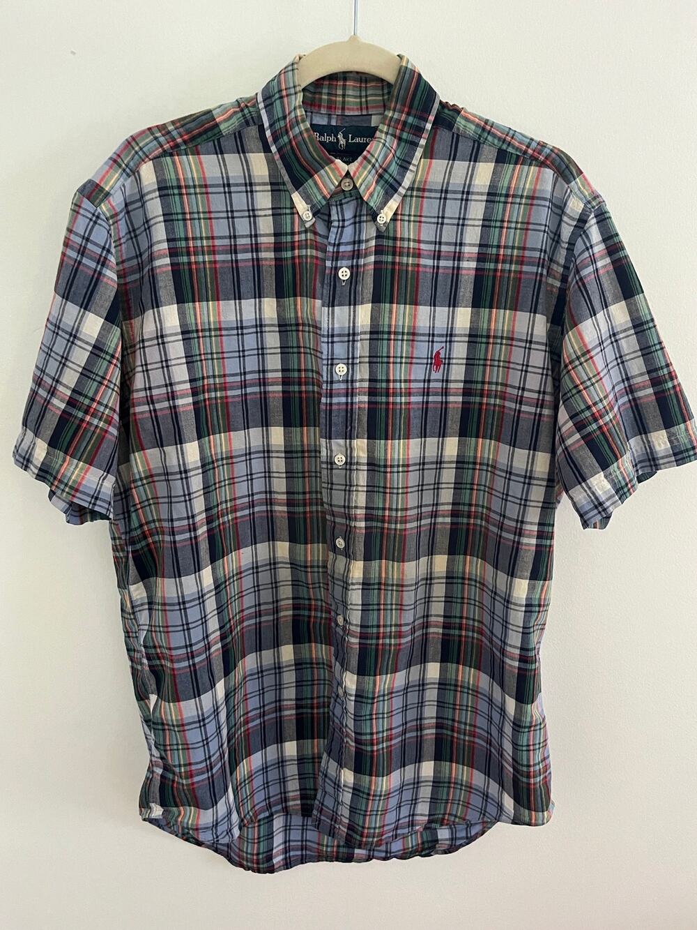 Ralph Lauren Blake short sleeve button up Medium